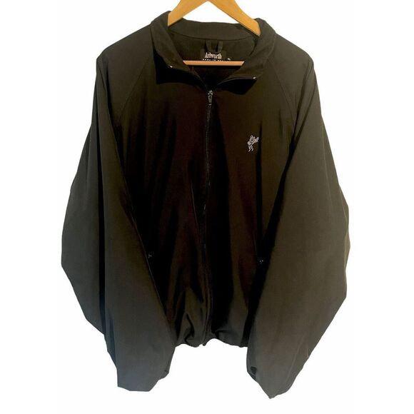 Ashworth Other - ASHWORTH Jacket Men’s XL Black Full Zip Collared Golf Lightweight Polyester